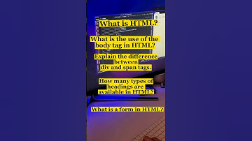🧑🏻‍💻 HTML Interview Question. Part 1. #html #trendvideo