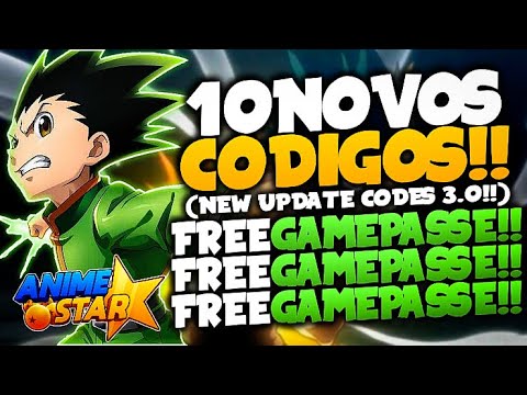 CORRE!!* 10 NOVOS *EXCLUSIVOS* CODES SECRETOS no ANIME STAR SIMULATOR!(anime  star simulator) ROBLOX 