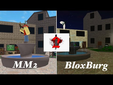 Murder Mystery 2 Lobby In Bloxburg Roblox Youtube - opened murder mystery 2 lobby roblox