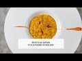 Risotto au safran et  la poudre de rglisse par massimiliano alajmo