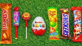 ASMR Most Popular Candy / some lots of colorful rainbow lollipop candy / unboxing chocolate eat