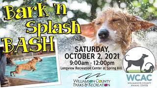 Bark N Splash Bash Event - October 2, 2021