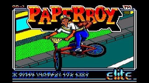 Paperboy Review for the Amstrad CPC by John Gage