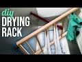 DIY Wall Mounted Drying Rack - HGTV Handmade DIY Wall Mounted Drying Rack - HGTV Handmade