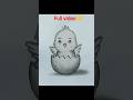How to draw chick #drawing #art #shorts