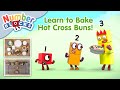 @Numberblocks - Learn to Make Hot Cross Buns | Blocks Bake | Happy Easter 🐣