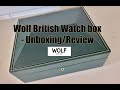 Wolf british racing watch box  unboxingreview