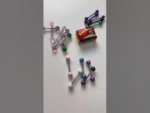Пирсинг языка - YouTube