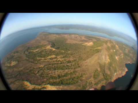 Philippines, flight over the Taal volcano