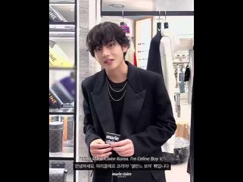 Taehyung from Marie Claire Korea Instagram - YouTube