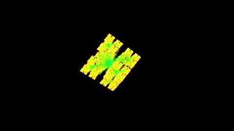 Sierpinski Cube Fractal Grow