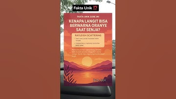 Fakta Unik - Langit berwarna Orange
