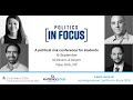 Politics in Focus 2019 Panel