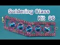 Jewelry Soldering Class Kit 96 - Rhinestone Chain Bracelet