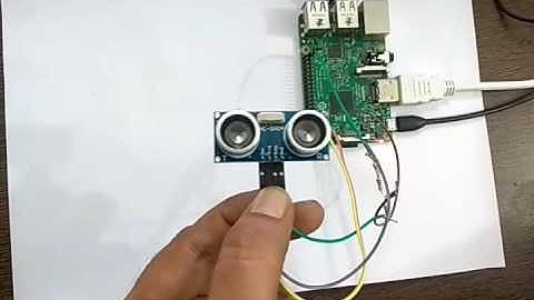 Ultrasonic Sensor Interfacing with Raspberry Pi