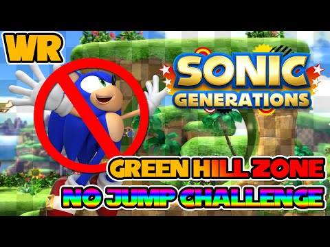 (WR) Sonic Generations: Green Hill Modern - No Jump Challenge (01:49.91) [Super Sonic]