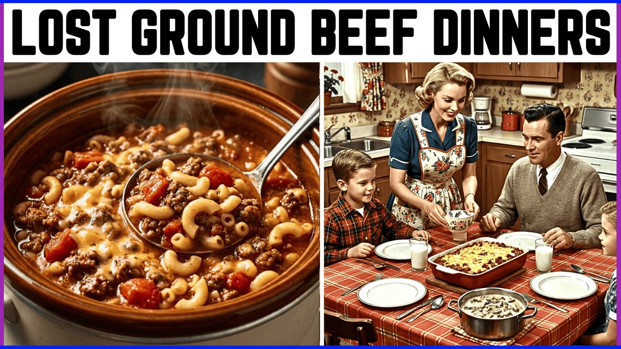 25 Forgotten Ground Beef Recipes from the 1970s That have Disappeared!