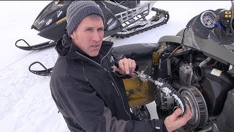 Skidoo Rev blows a belt - here