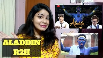 ALADDIN | r2h | Round2hell | Reaction on Aladdin by React Like Diva