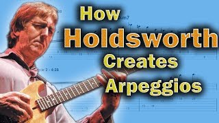 Allan Holdsworth - This Is How He Uses Arpeggios In A Solo Allan Holdsworth - This Is How He Uses Arpeggios In A Solo