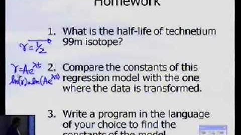 Chapter 06.04: Lesson: Exponential Model Regression: Example: Part 2of 2