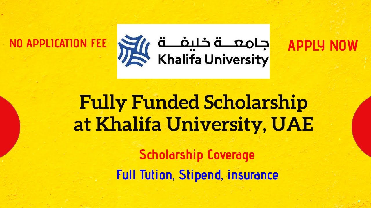 khalifa university phd admission 2023