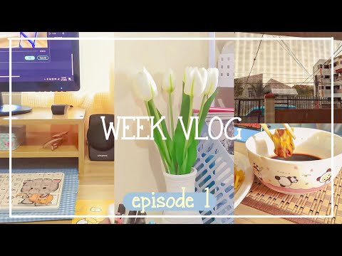week diaries: unboxing, lots of food, watching | nothing much happen | Ep. 1 | week vlog ᴾᴴ