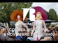 Conseil municipal du 9 novembre 2022  ville de rochefort