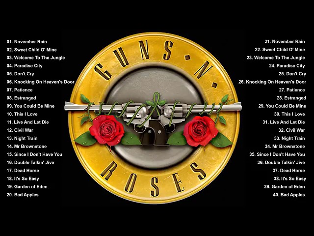(TANPA IKLAN) Guns N Roses Full Album Greatest Hits ~ G N R Full Album class=