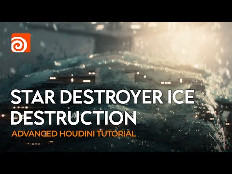 Star Destroyer Ice Destruction | Advanced Star Wars Houdini Tutorial