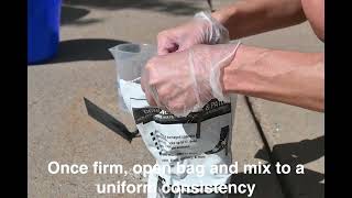 How To Repair Chipped Concrete With Rapid Patch Concrete Crack Patch