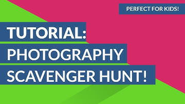 TUTORIAL | PHOTO SCAVENGER HUNT! | PERFECT FOR KIDS!