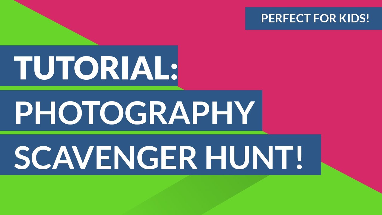 TUTORIAL | PHOTO SCAVENGER HUNT! | PERFECT FOR KIDS!