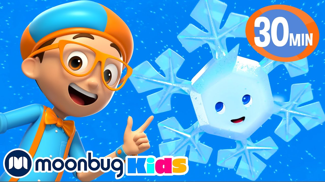 ⁣❄ Blippi Brinca com Flocos de Neve ❄ | Melhores Episódios de Blippi | Desenhos Animados em Português