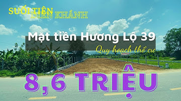 Bán đất mặt tiền Hương Lộ 39 tại xã Suối Tiên, Diên Khánh. Đất quy hoạch 100% thổ cư