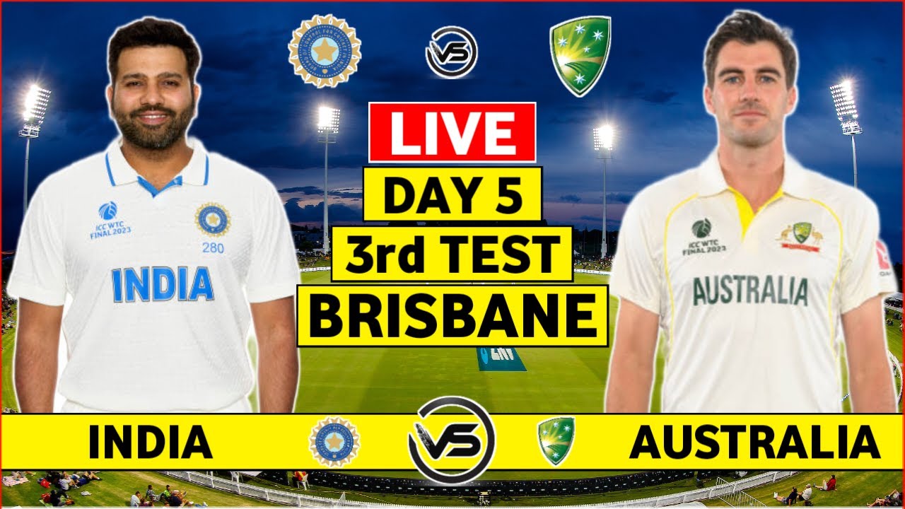 India v Australia 3rd Test Day 5 Live | IND vs AUS 3rd Test Live Scores ...