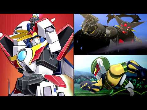 Kotetsu Jeeg, Noir 1 \u0026 Da-Garn All Attacks