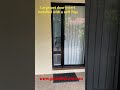 Large patio link pet door insert installed with a soft flap. We deliver Aust wide - enquire today