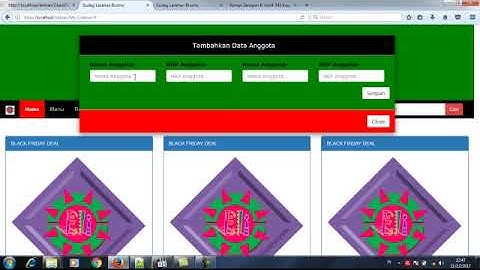 Cara membuat formulir dalam modal bootstrap