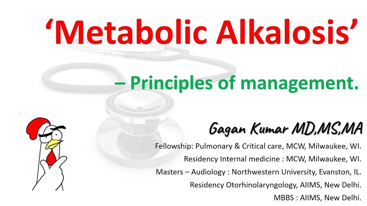 Metabolic alkalosis - Principles of management?