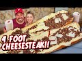 Richie's 4ft-Long Philly Cheesesteak Sandwich Challenge!!