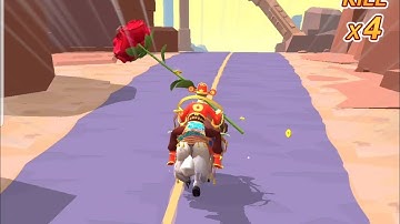 Racing Smash 3D New Weapon Roses MAX Level