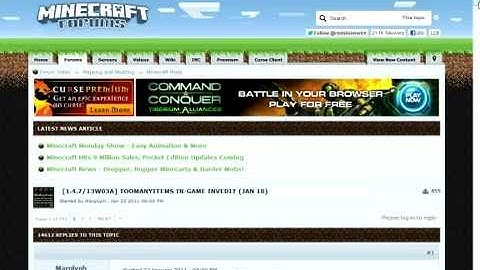 How To Download Minecraft Too Many Items Mod 1.5.1