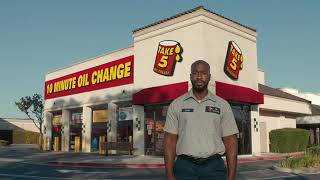 Jordan Hubbard in Take 5 Oil commercial