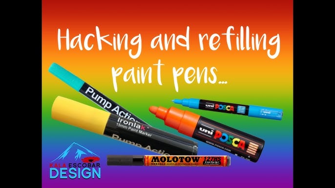 Make my own paint pen marker acrylic art scratch repair