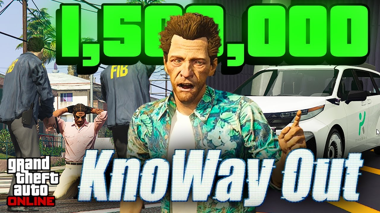 MAKE BANK With The NEW KnoWay Out Missions - GTA Online SOLO Money Guide