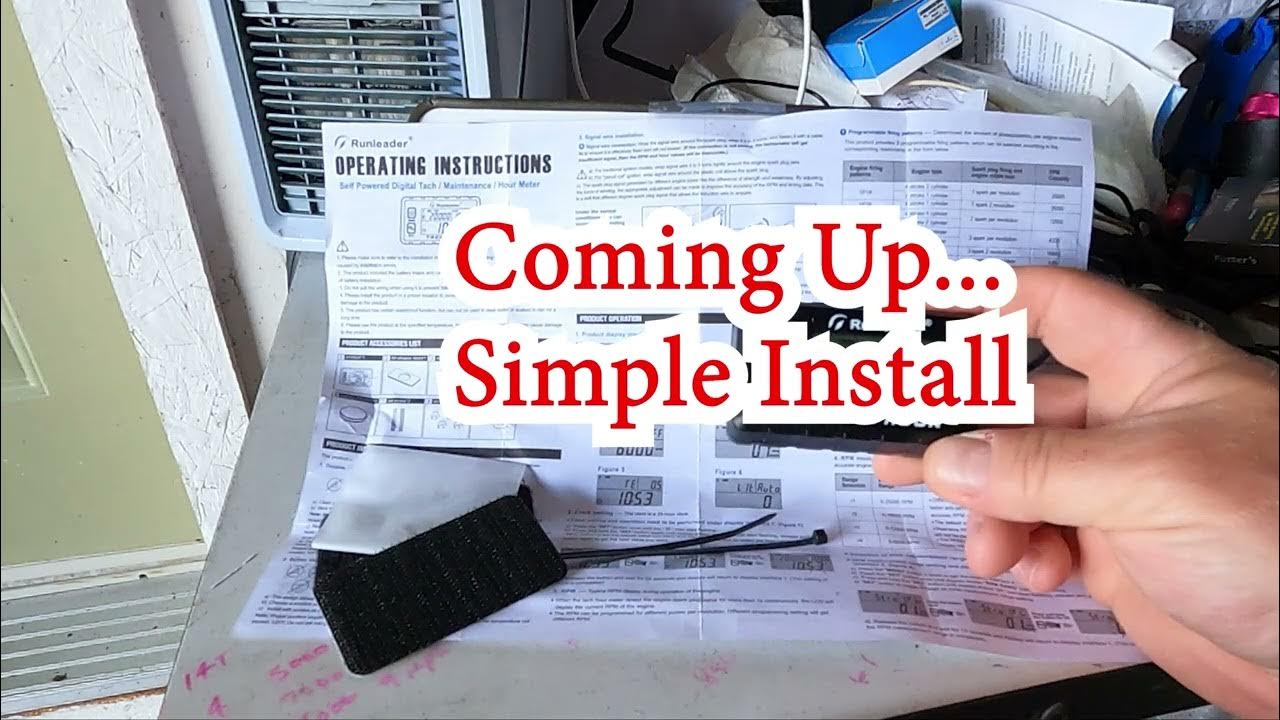Runleader Tach Review Settings & Install on XT250 YouTube