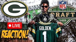 Packers Fan LIVE Reaction to the Packers Selecting WR Matthew Golden in RD1!!!