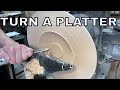 Woodturning a Platter | FREDDIE GOES FORMAL!!