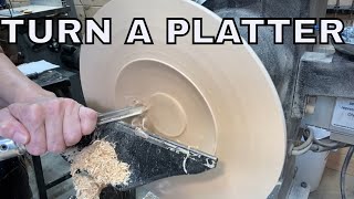 Woodturning a Platter | FREDDIE GOES FORMAL!!